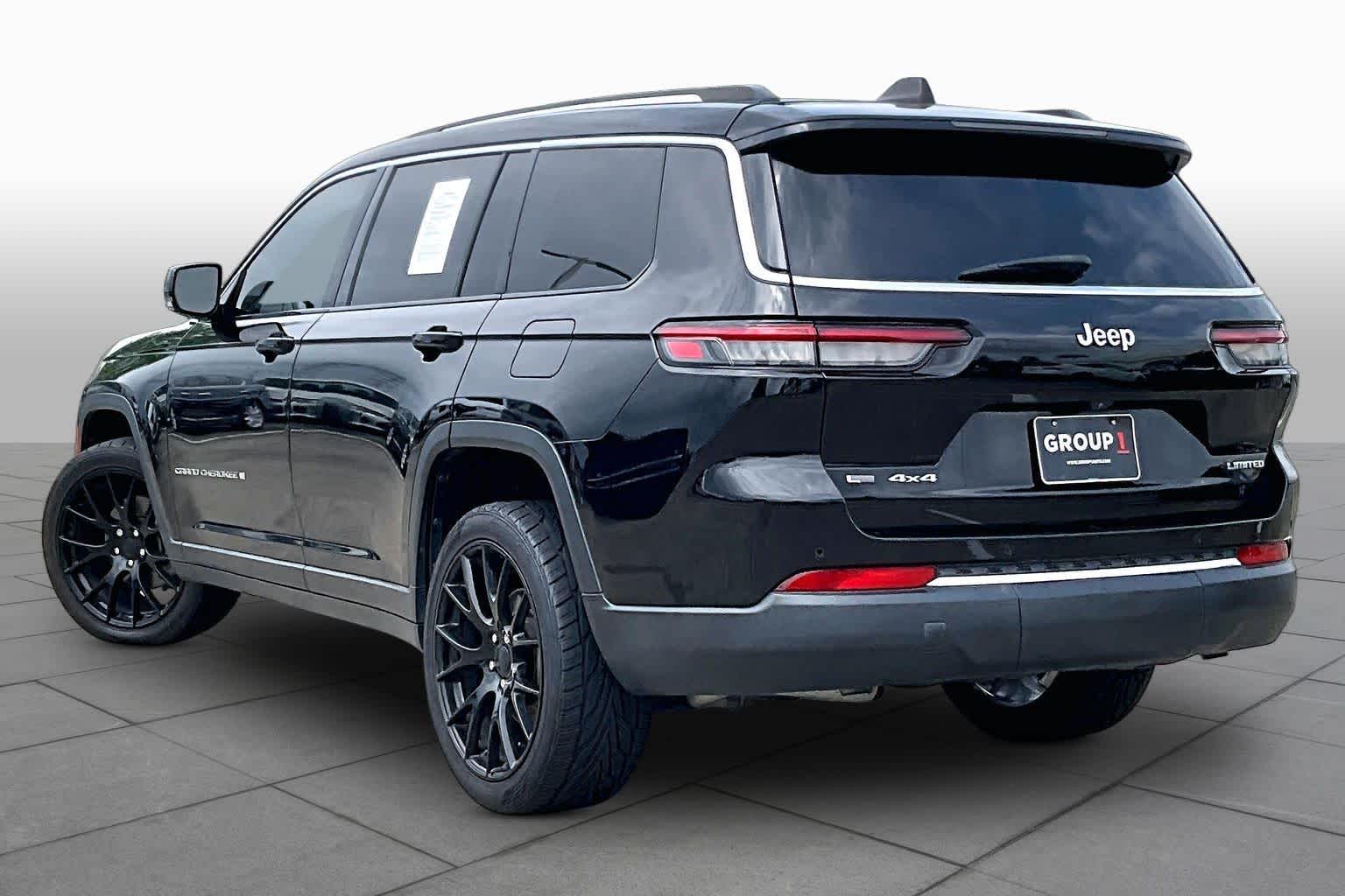 2021 Jeep Grand Cherokee L Limited Diamond Black Crystal Pearlcoat at AutoNation USA Katy