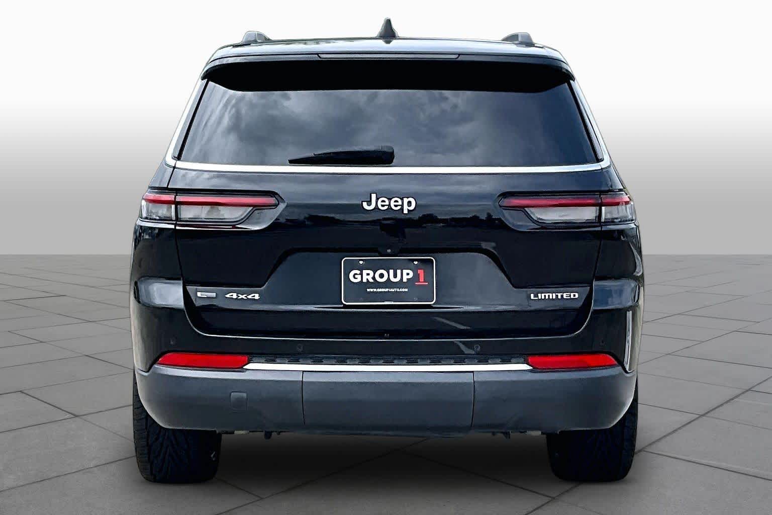 2021 Jeep Grand Cherokee L Limited Diamond Black Crystal Pearlcoat at AutoNation USA Katy