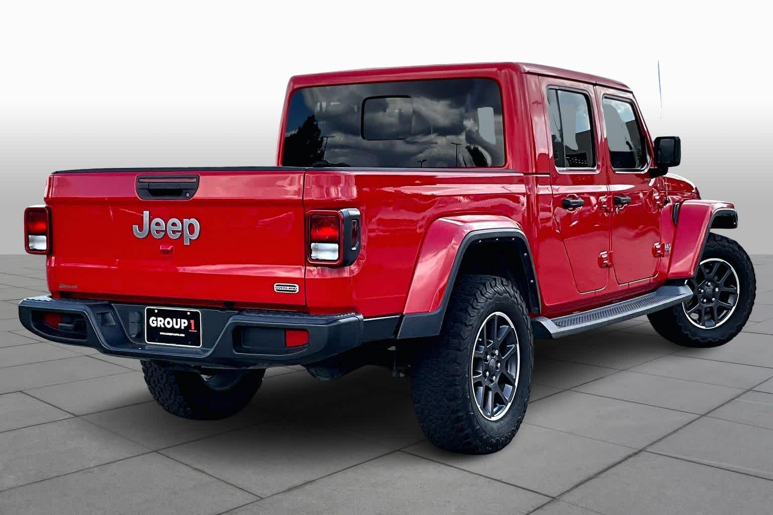2022 Jeep Gladiator Overland Firecracker Red Clearcoat at AutoNation USA Katy