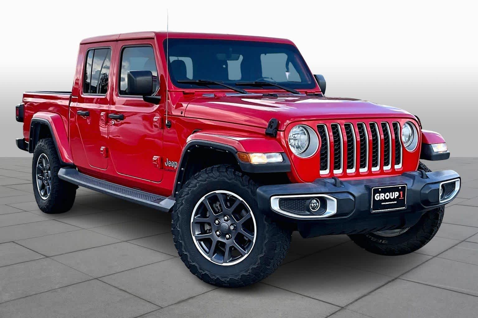 2022 Jeep Gladiator Overland Firecracker Red Clearcoat at AutoNation USA Katy