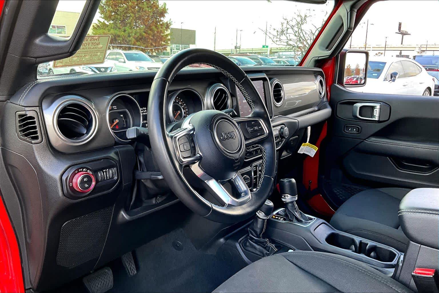 2022 Jeep Gladiator Overland Firecracker Red Clearcoat at AutoNation USA Katy