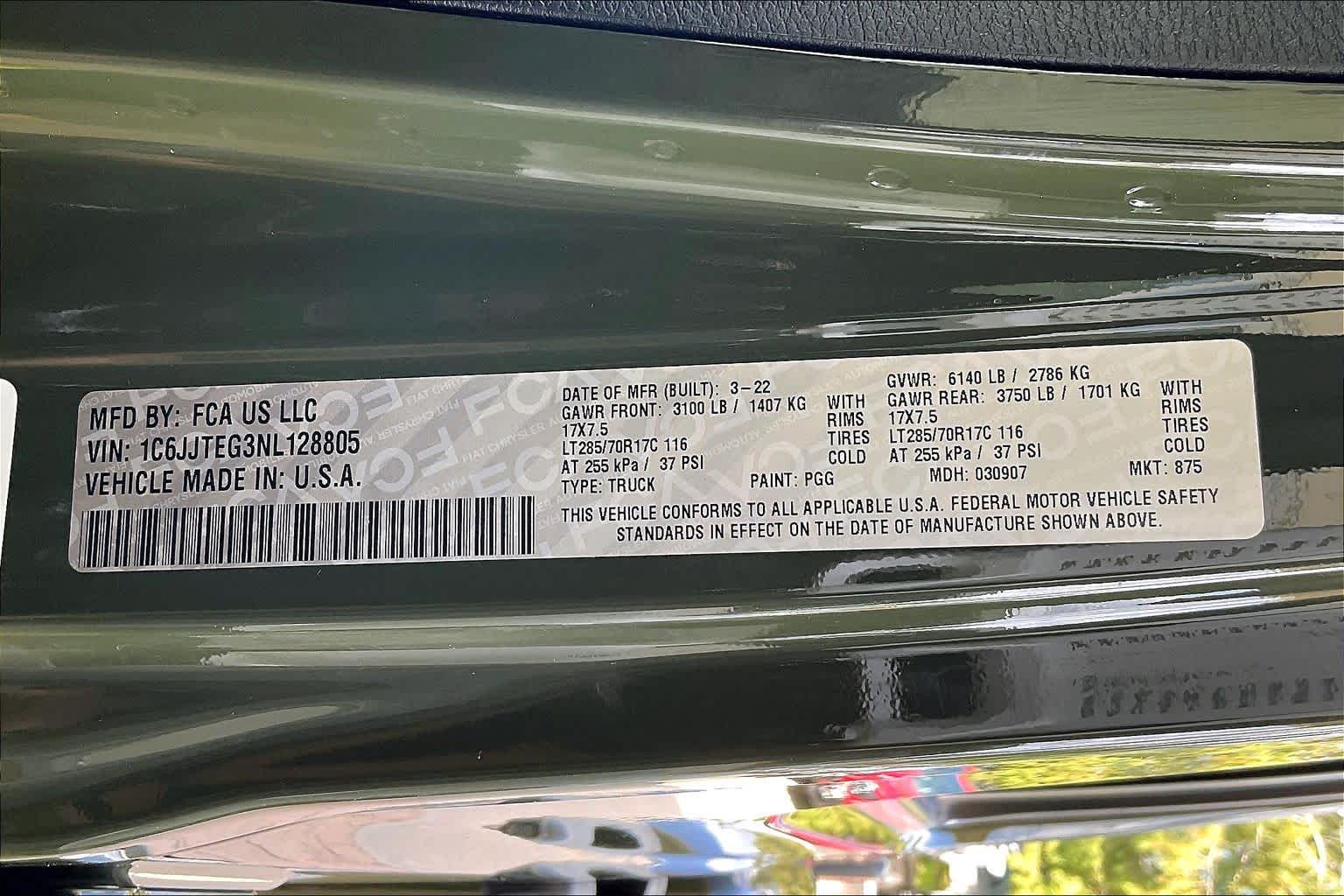 2022 Jeep Gladiator photo 35 of 35