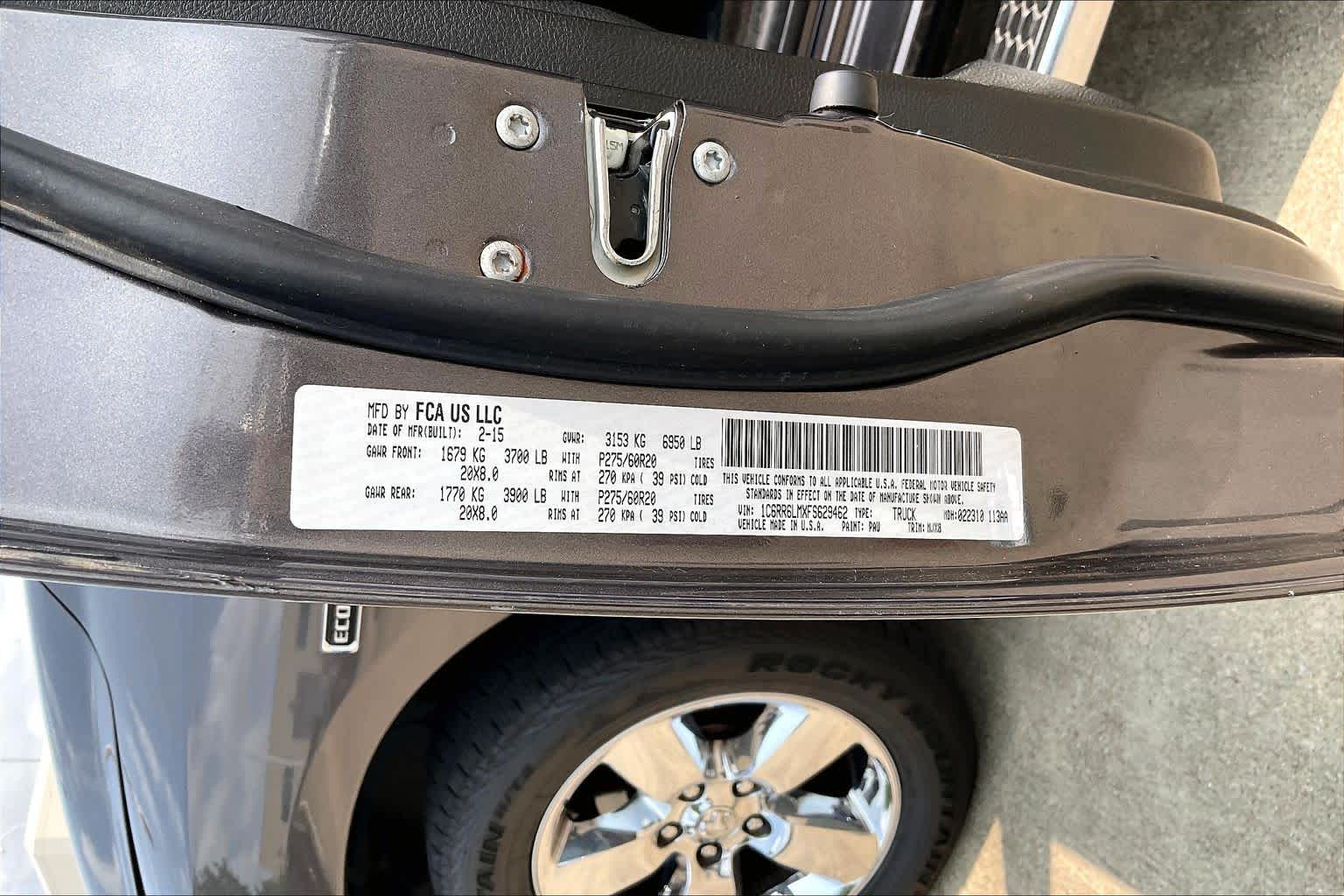 2015 Ram 1500 Lone Star Granite Crystal Metallic Clearcoat at HGreg Houston