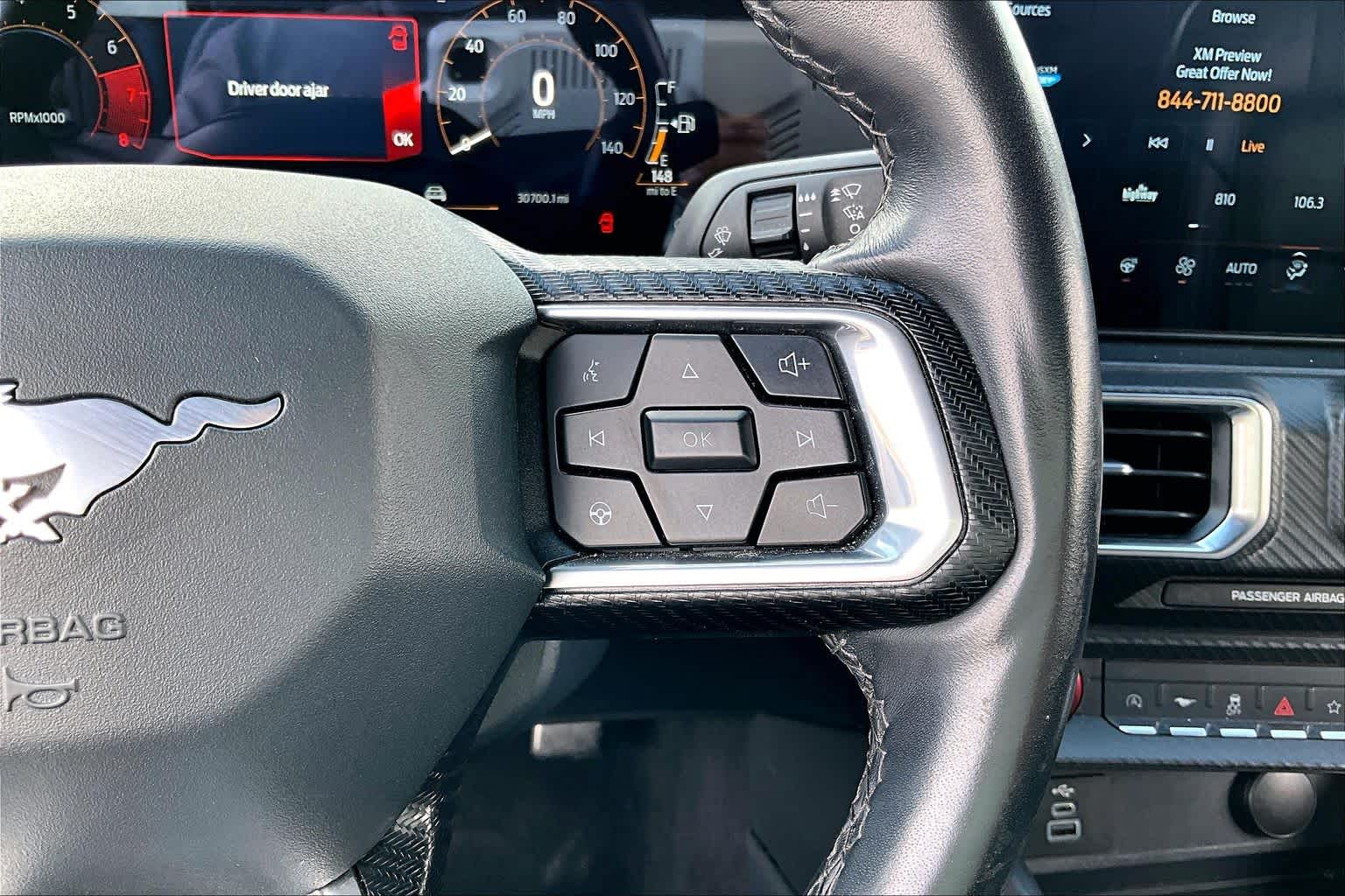 2025 Ford Mustang EcoBoost Premium Iconic Silver Metallic at AutoNation Chevrolet Gulf Fwy