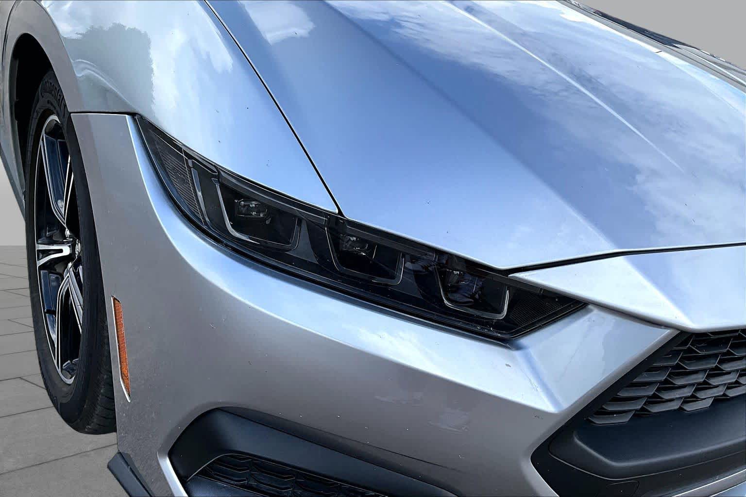2025 Ford Mustang EcoBoost Premium Iconic Silver Metallic at AutoNation Chevrolet Gulf Fwy
