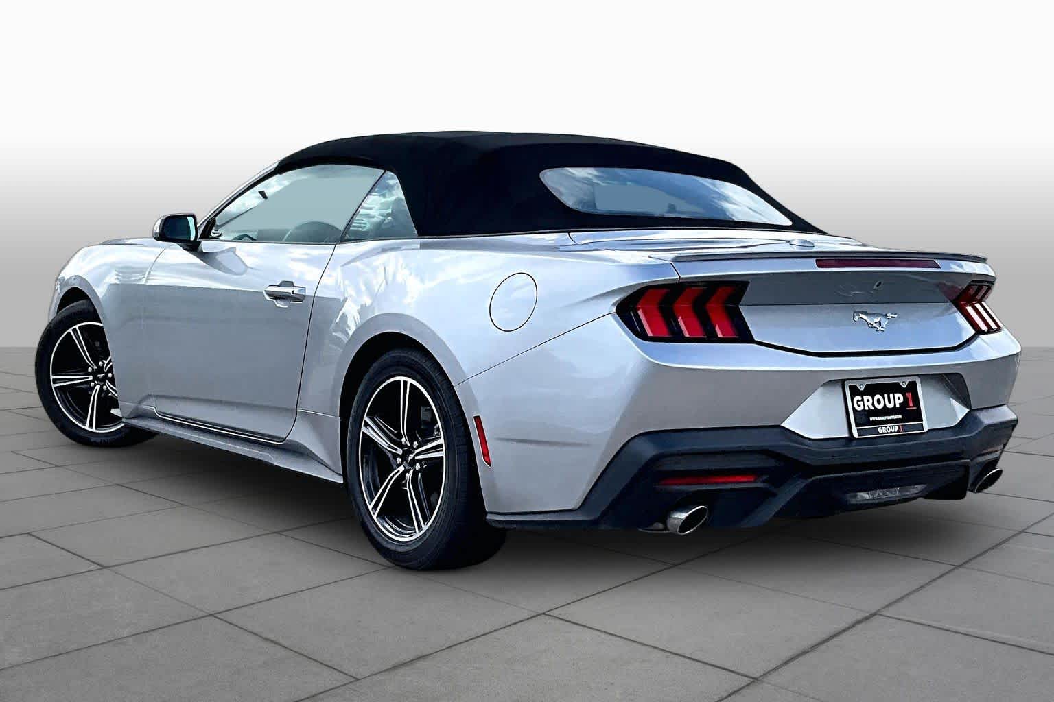 2025 Ford Mustang EcoBoost Premium Iconic Silver Metallic at AutoNation Chevrolet Gulf Fwy