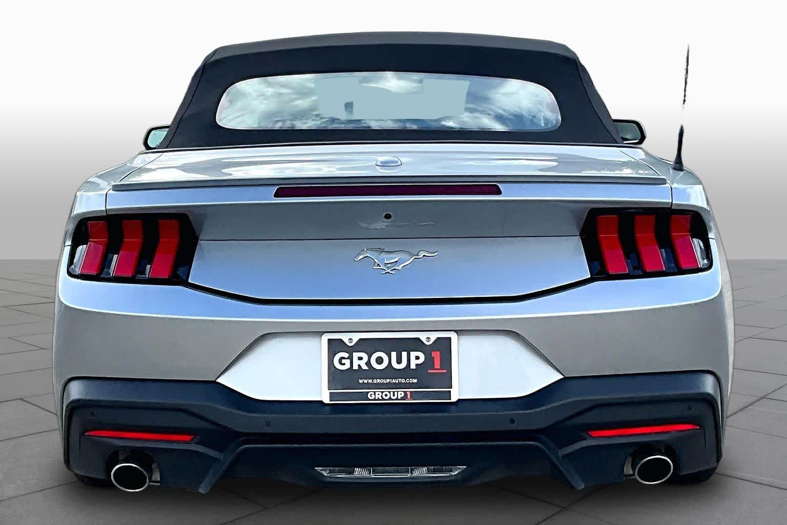 2025 Ford Mustang EcoBoost Premium Iconic Silver Metallic at AutoNation Chevrolet Gulf Fwy
