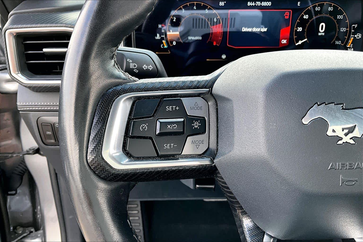 2025 Ford Mustang EcoBoost Premium Iconic Silver Metallic at AutoNation Chevrolet Gulf Fwy