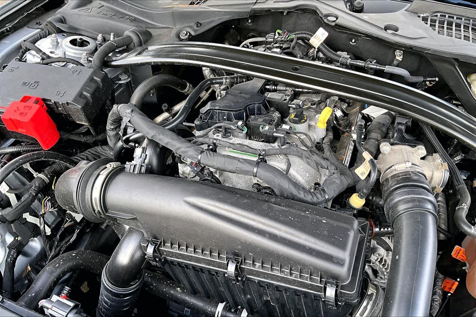 2025 Ford Mustang EcoBoost Premium Iconic Silver Metallic at AutoNation Chevrolet Gulf Fwy
