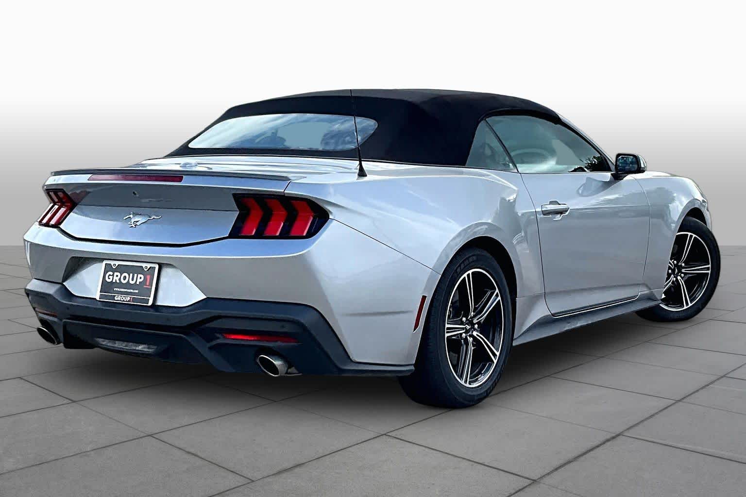 2025 Ford Mustang EcoBoost Premium Iconic Silver Metallic at AutoNation Chevrolet Gulf Fwy