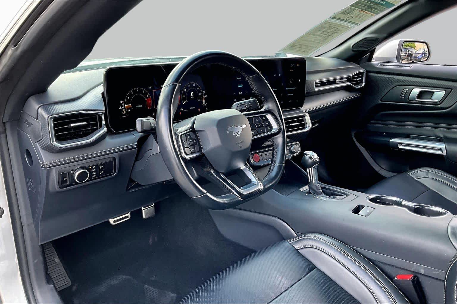 2025 Ford Mustang EcoBoost Premium Iconic Silver Metallic at AutoNation Chevrolet Gulf Fwy