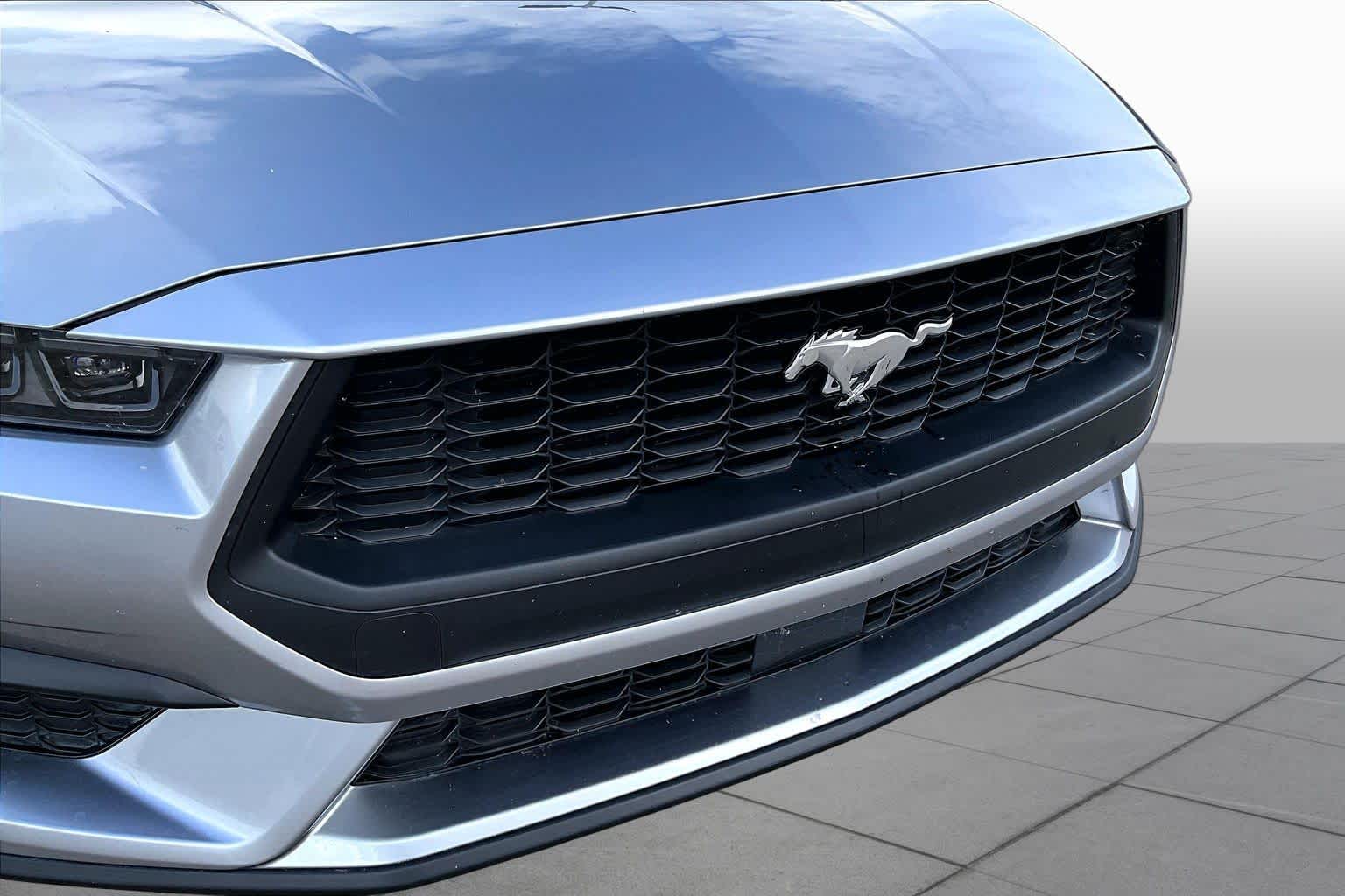 2025 Ford Mustang EcoBoost Premium Iconic Silver Metallic at AutoNation Chevrolet Gulf Fwy