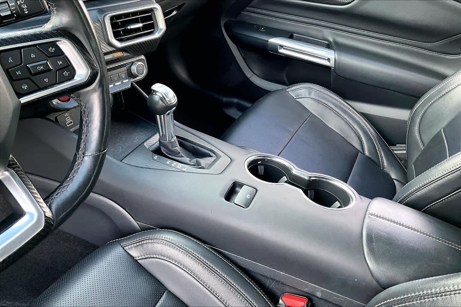 2025 Ford Mustang EcoBoost Premium Iconic Silver Metallic at AutoNation Chevrolet Gulf Fwy