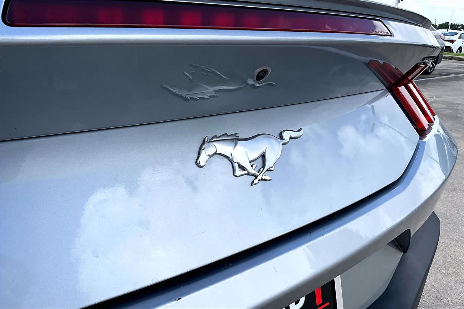 2025 Ford Mustang EcoBoost Premium Iconic Silver Metallic at AutoNation Chevrolet Gulf Fwy