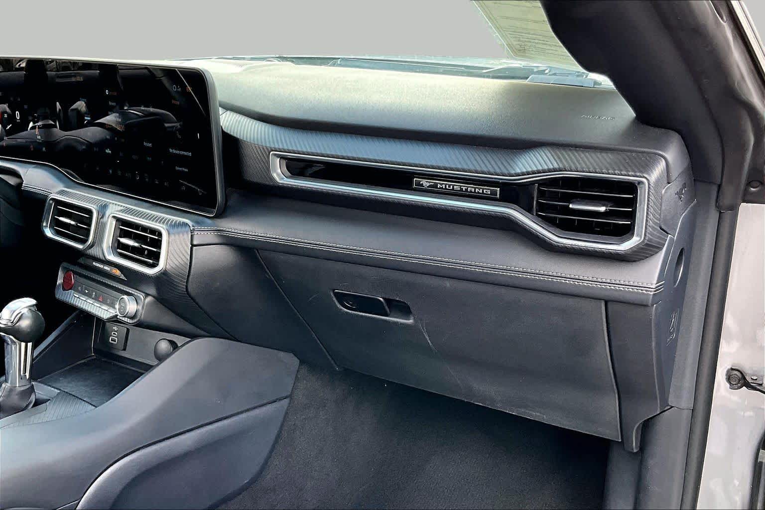 2025 Ford Mustang EcoBoost Premium Iconic Silver Metallic at AutoNation Chevrolet Gulf Fwy