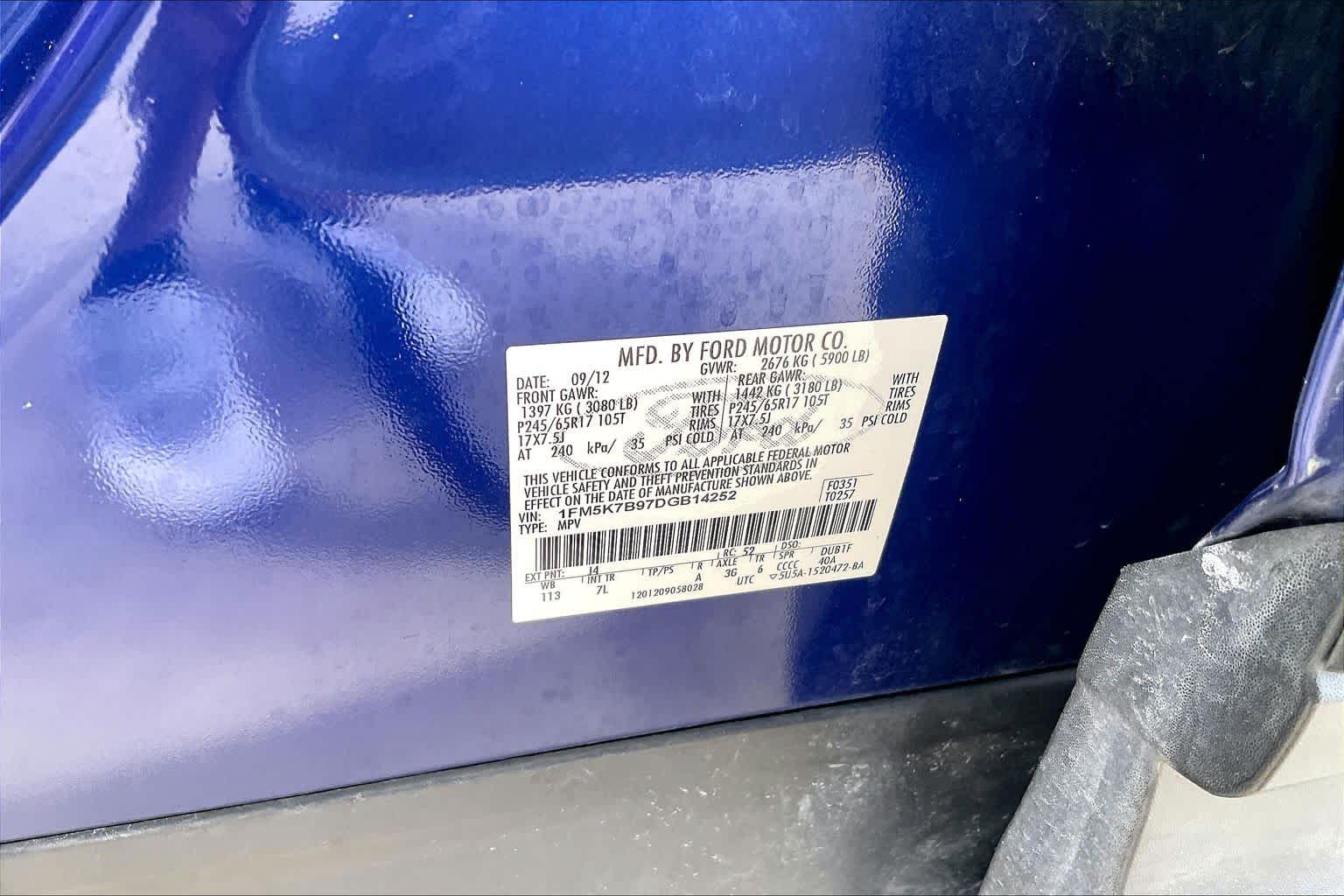 2013 Ford Explorer Base Deep Impact Blue Metallic at Mac Haik Ford