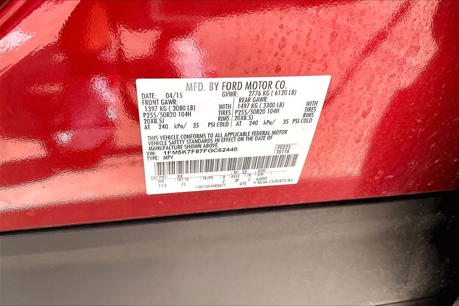 2015 Ford Explorer photo 35 of 35