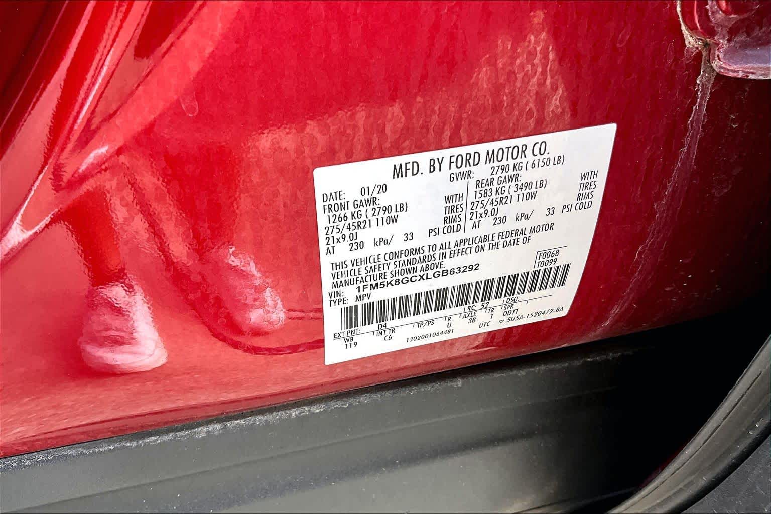 2020 Ford Explorer photo 34 of 34