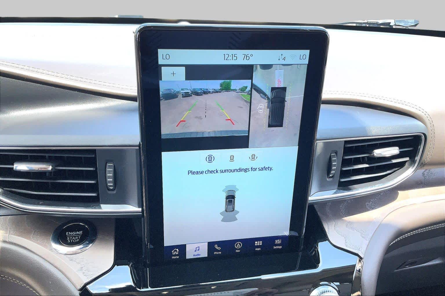 2023 Ford Explorer Platinum Star White Metallic Tri-Coat at Group 1 GMC Buick South