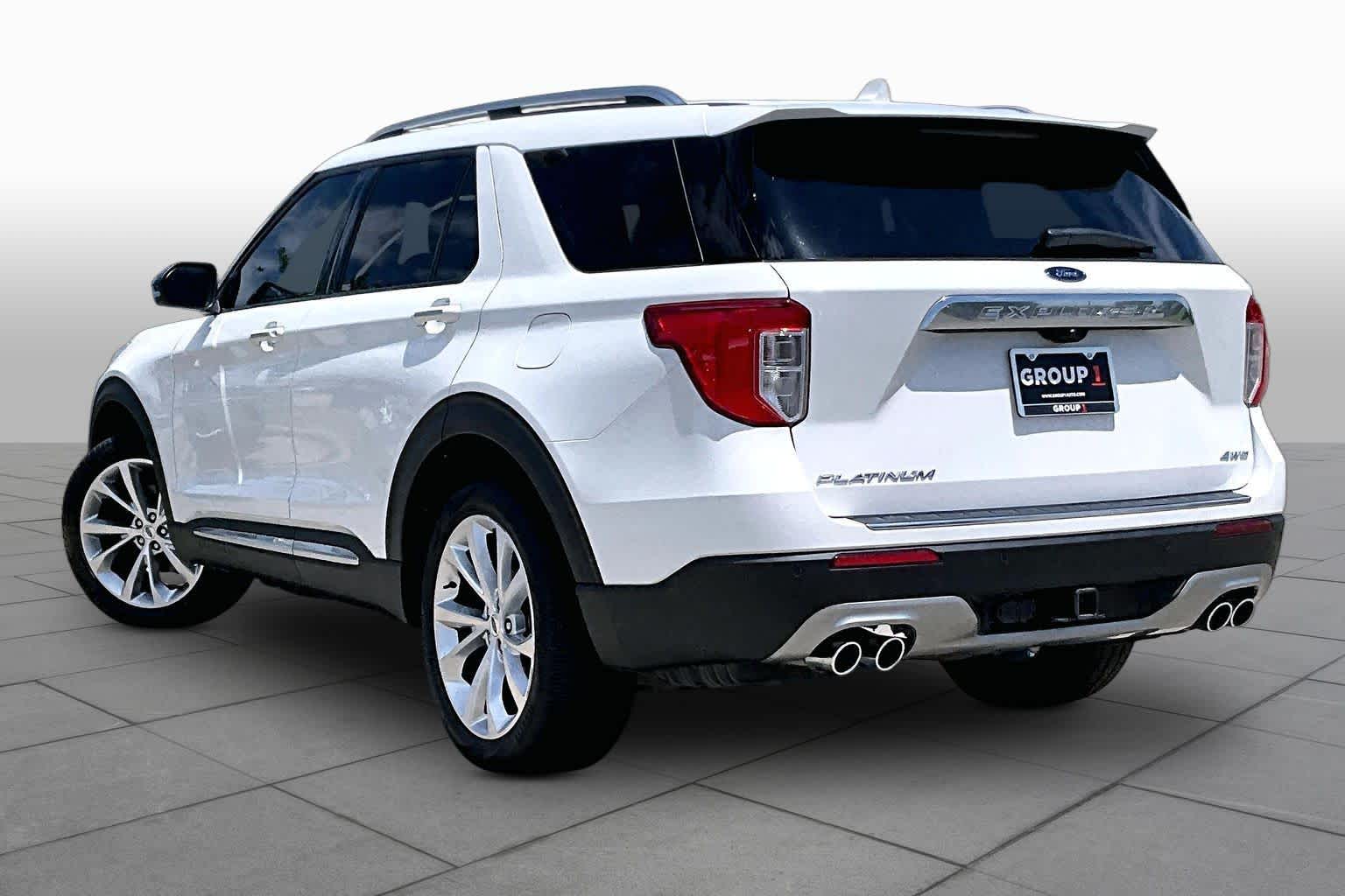 2023 Ford Explorer Platinum Star White Metallic Tri-Coat at Group 1 GMC Buick South