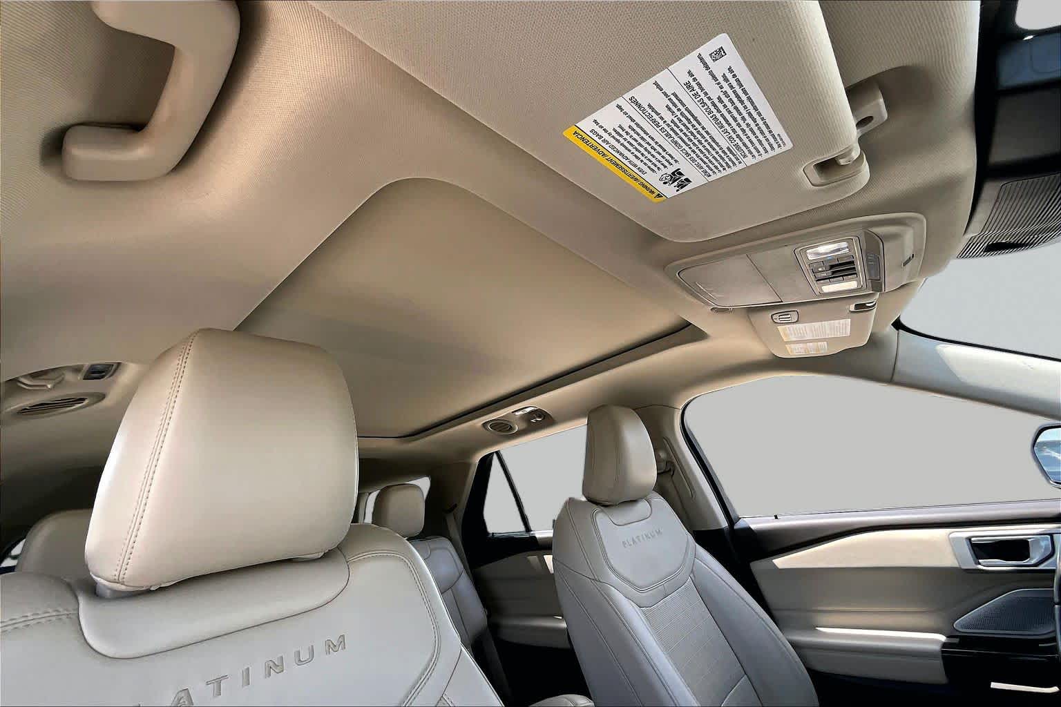 2023 Ford Explorer Platinum Star White Metallic Tri-Coat at Group 1 GMC Buick South
