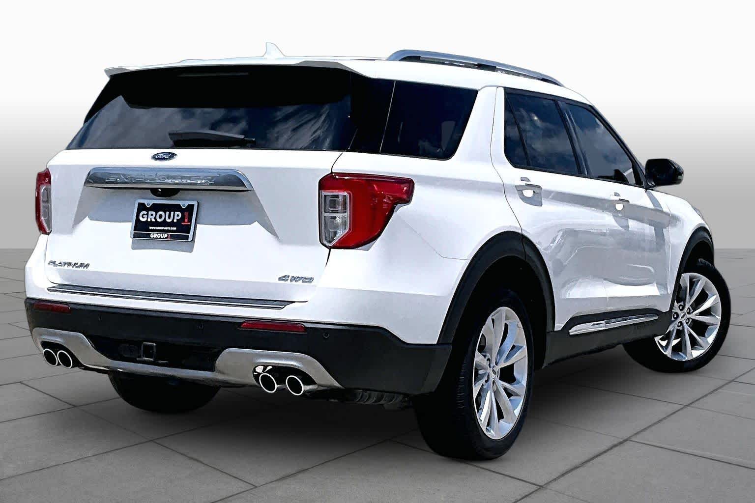 2023 Ford Explorer Platinum Star White Metallic Tri-Coat at Group 1 GMC Buick South