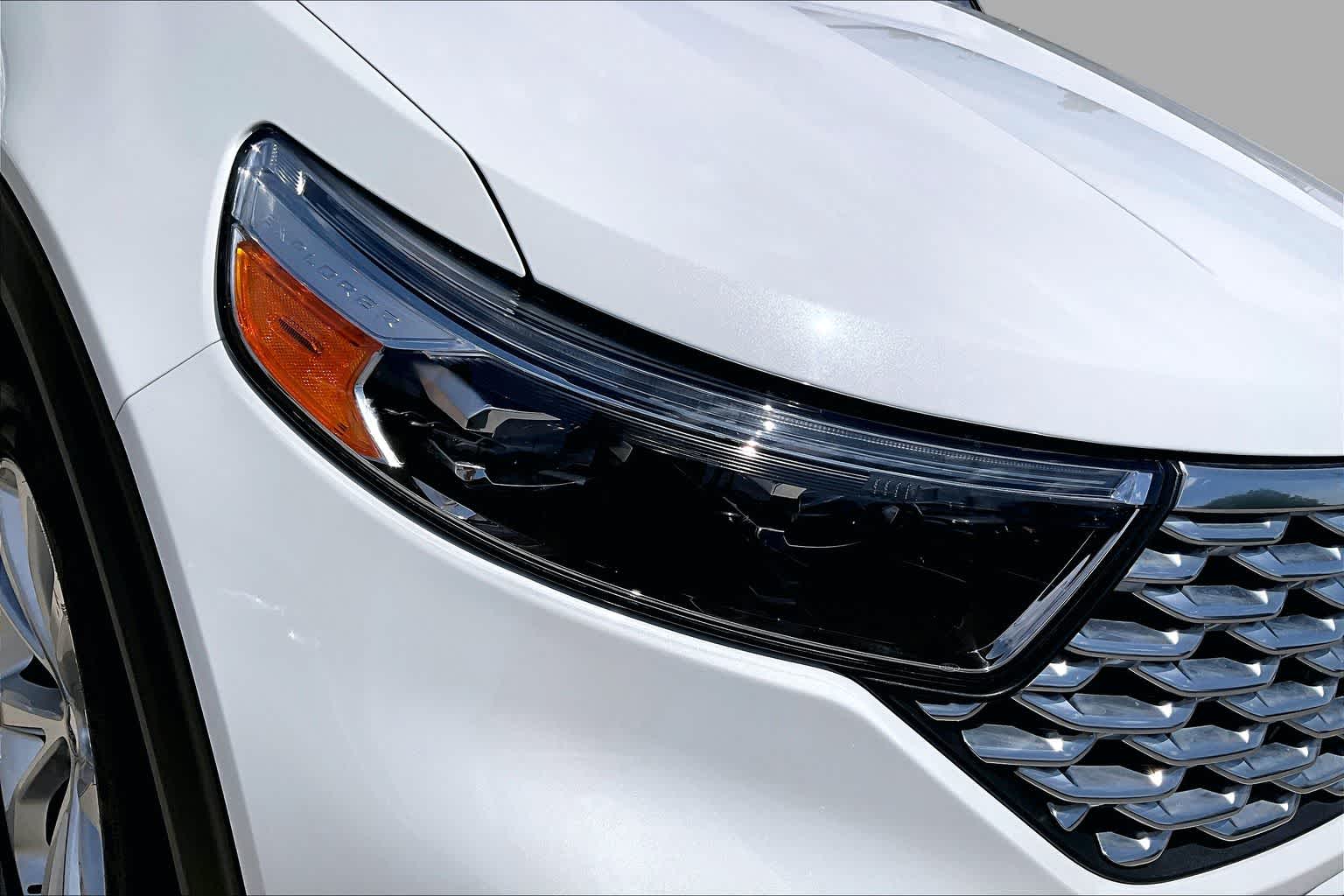 2023 Ford Explorer Platinum Star White Metallic Tri-Coat at AutoNation Ford Gulf Fwy