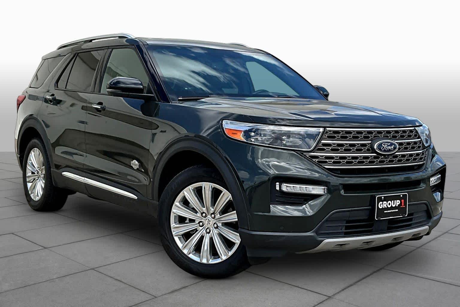 2022 Ford Explorer King Ranch Forged Green Metallic at Group 1 GMC Buick South
