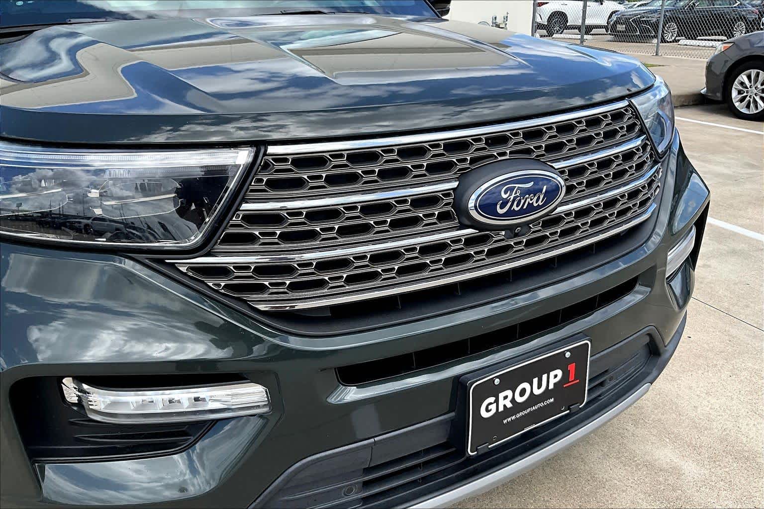 2022 Ford Explorer King Ranch Forged Green Metallic at Group 1 GMC Buick South