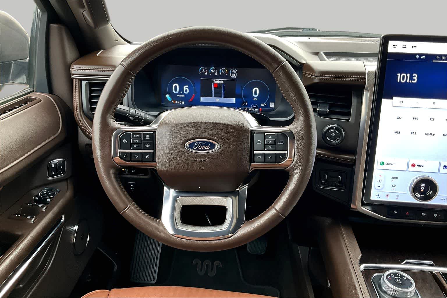 2024 Ford Expedition Max King Ranch Agate Black Metallic at Tomball Ford