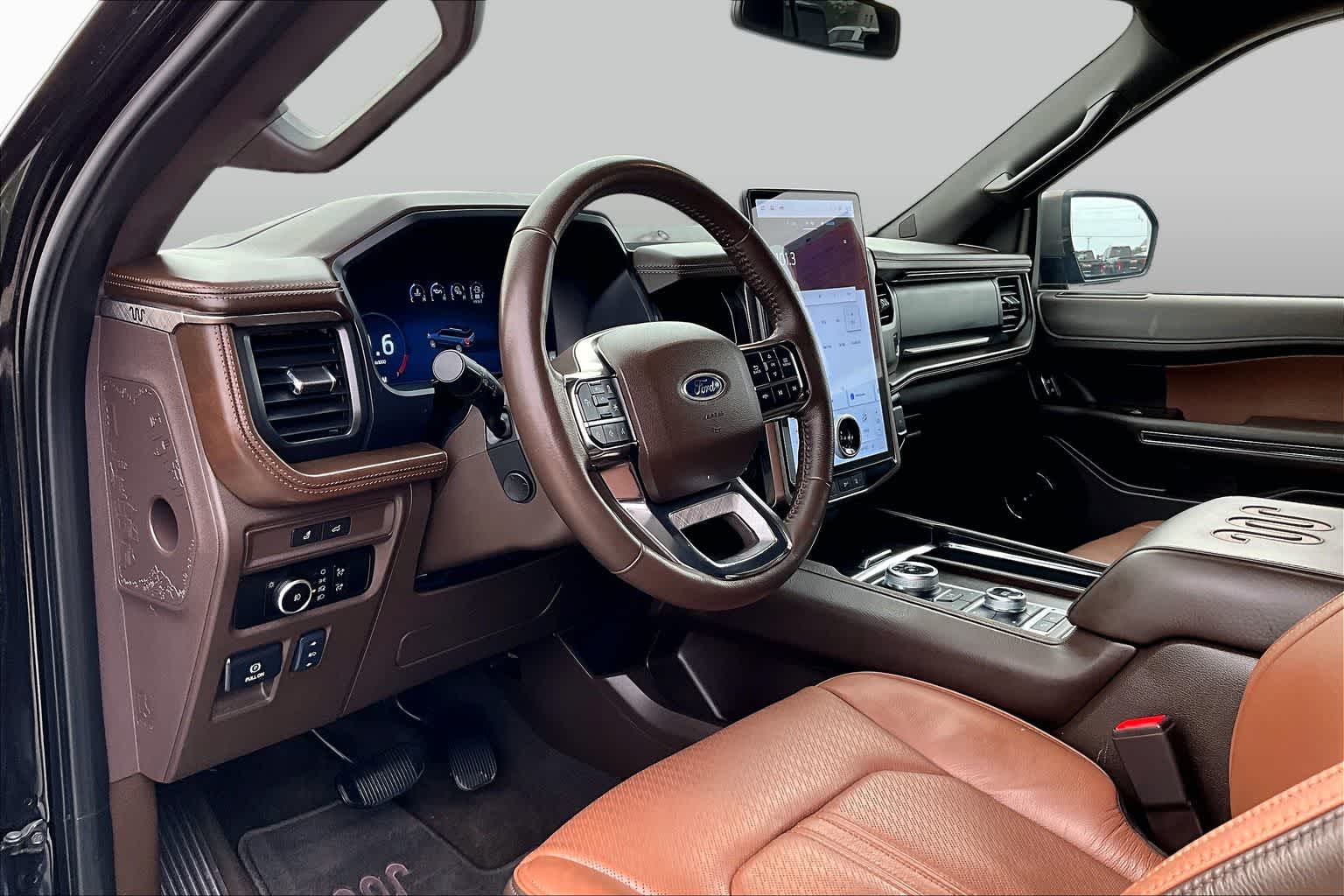 2024 Ford Expedition Max King Ranch Agate Black Metallic at Tomball Ford