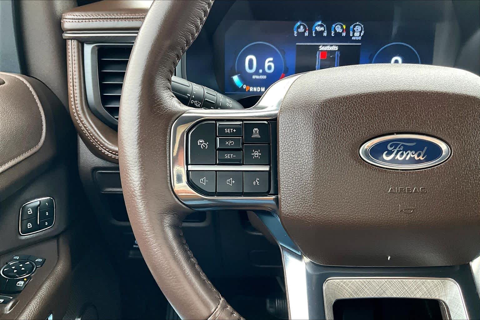 2024 Ford Expedition Max King Ranch Agate Black Metallic at Tomball Ford