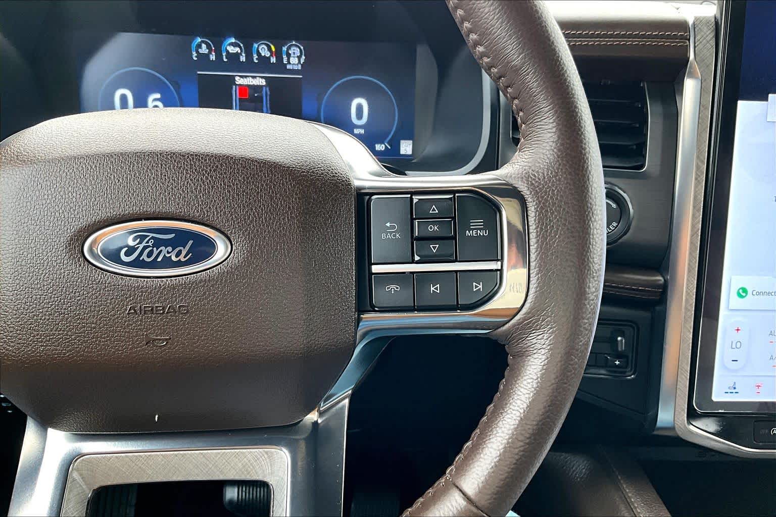 2024 Ford Expedition Max King Ranch Agate Black Metallic at Tomball Ford