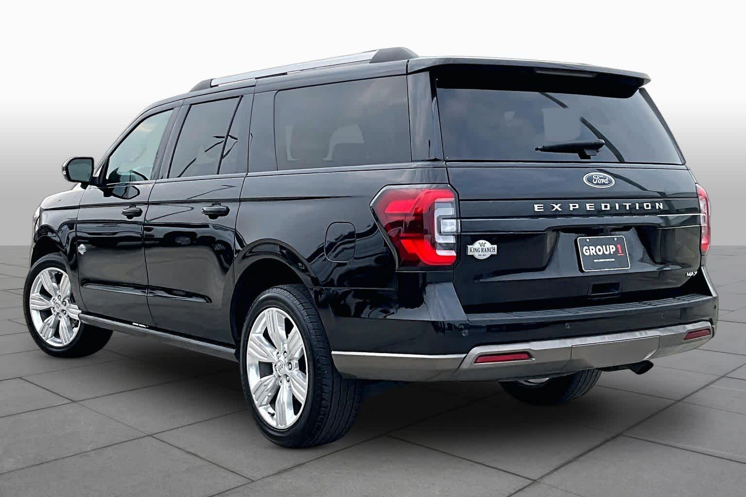2024 Ford Expedition Max King Ranch Agate Black Metallic at Tomball Ford