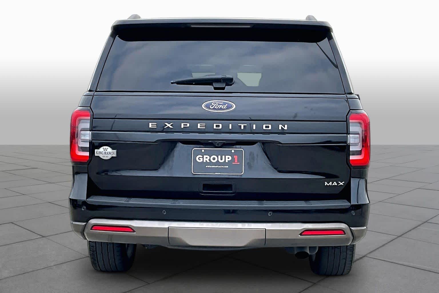 2024 Ford Expedition Max King Ranch Agate Black Metallic at Tomball Ford