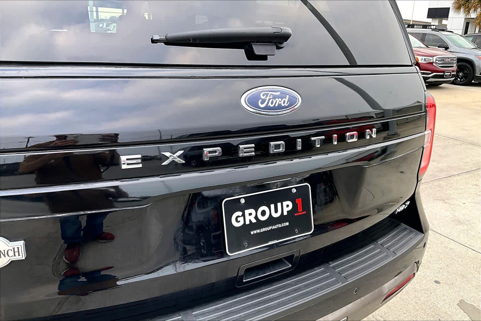 2024 Ford Expedition Max King Ranch Agate Black Metallic at Tomball Ford