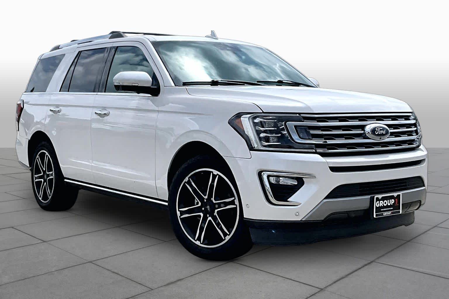 2019 Ford Expedition Limited White Platinum Metallic Tri-Coat at Lexus of Clear Lake