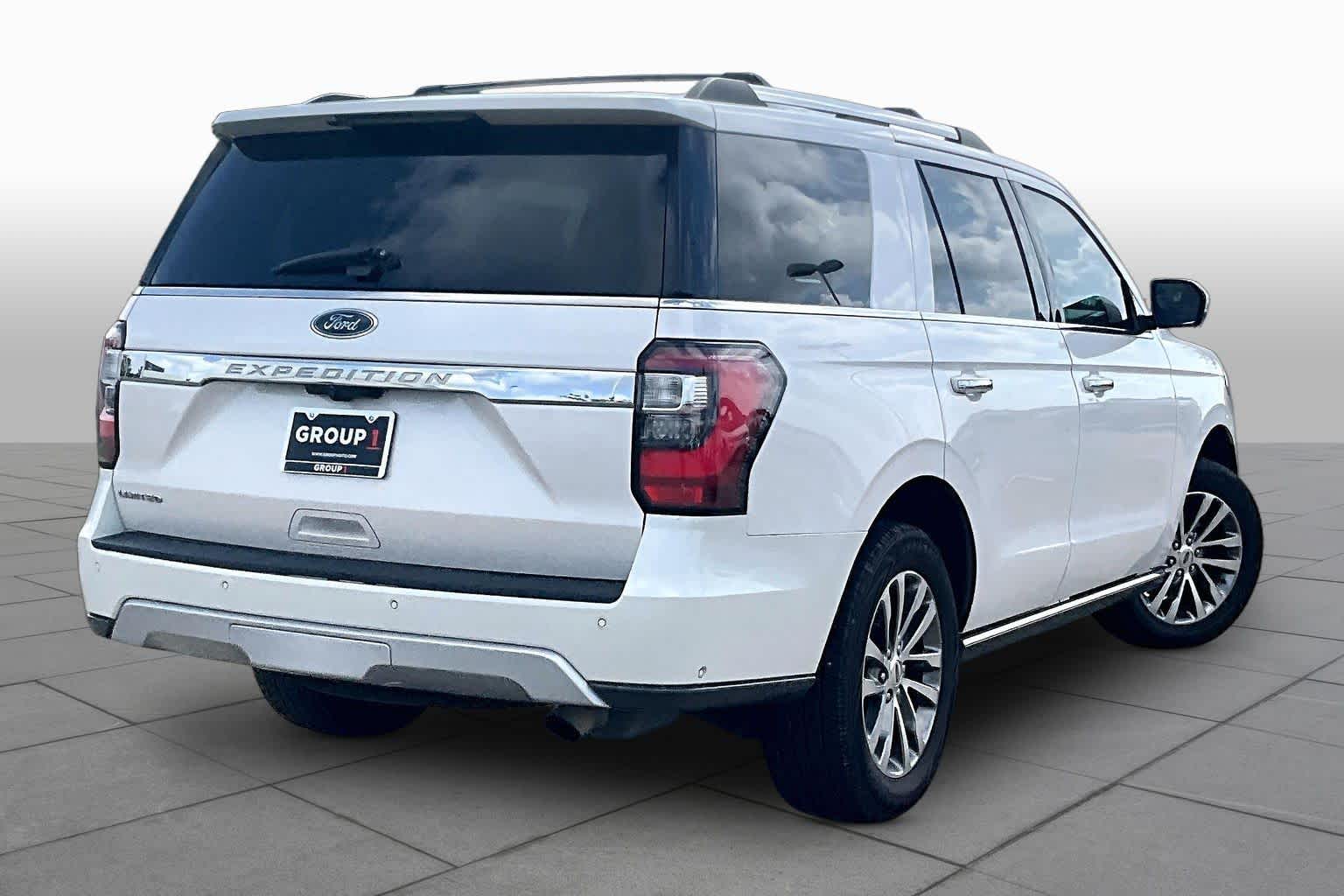2018 Ford Expedition Limited White Platinum Metallic Tri-Coat at Texan GMC Buick