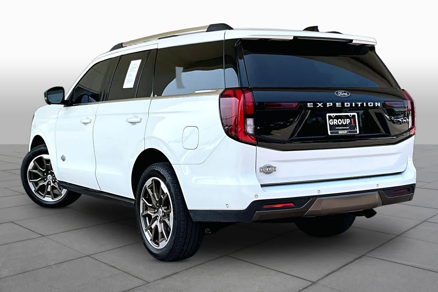2025 Ford Expedition King Ranch Star White Metallic Tri-Coat at Tomball Ford
