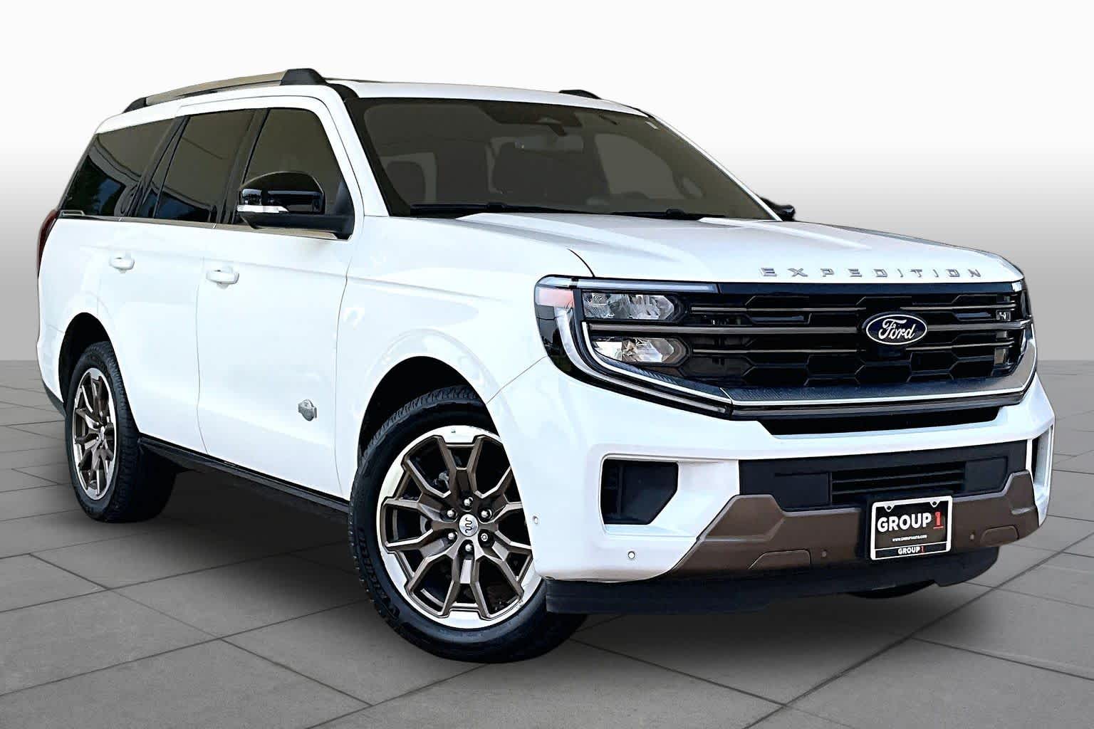 2025 Ford Expedition King Ranch Star White Metallic Tri-Coat at Tomball Ford