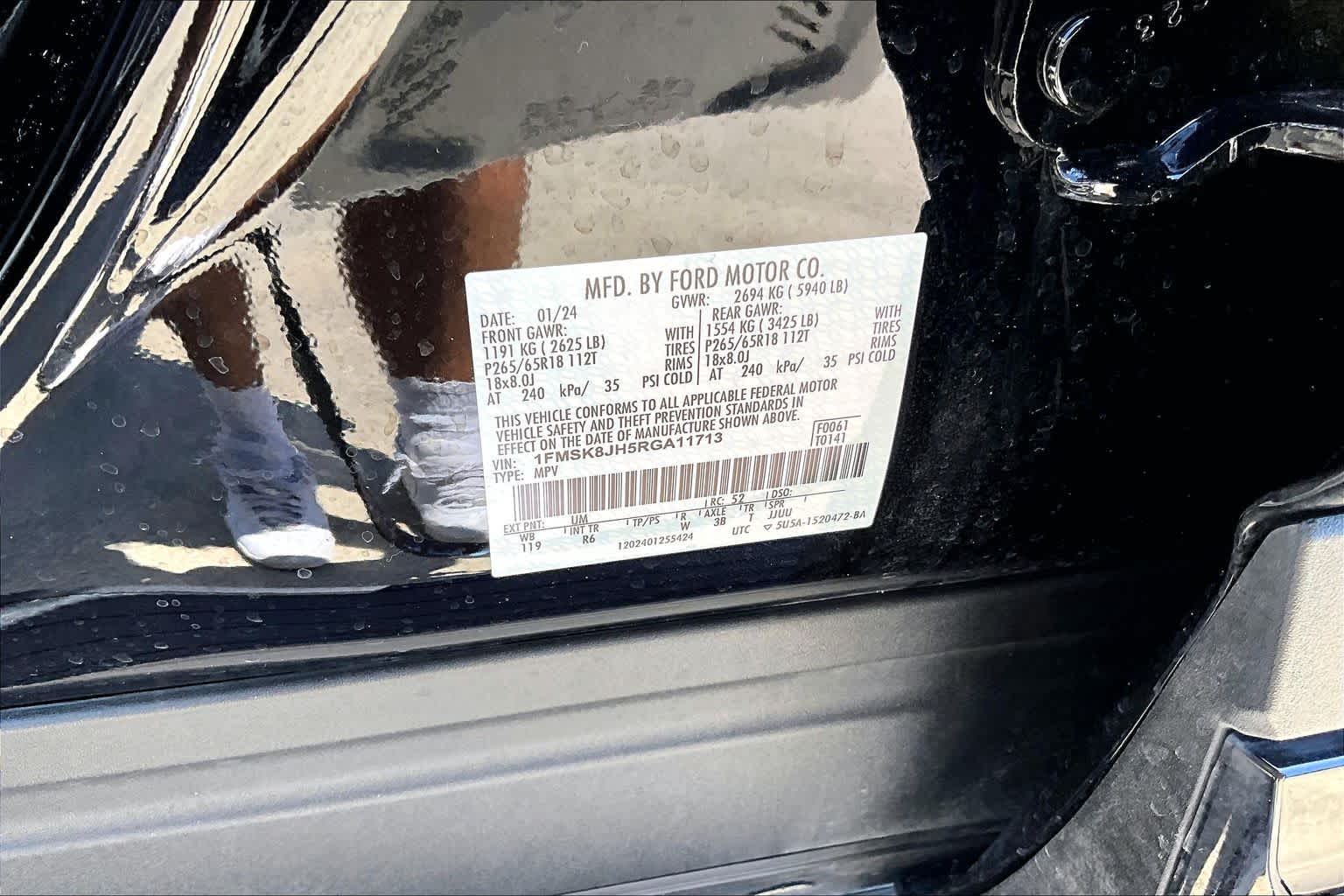 2024 Ford Explorer Timberline Agate Black Metallic at Lexus Southwest Houston