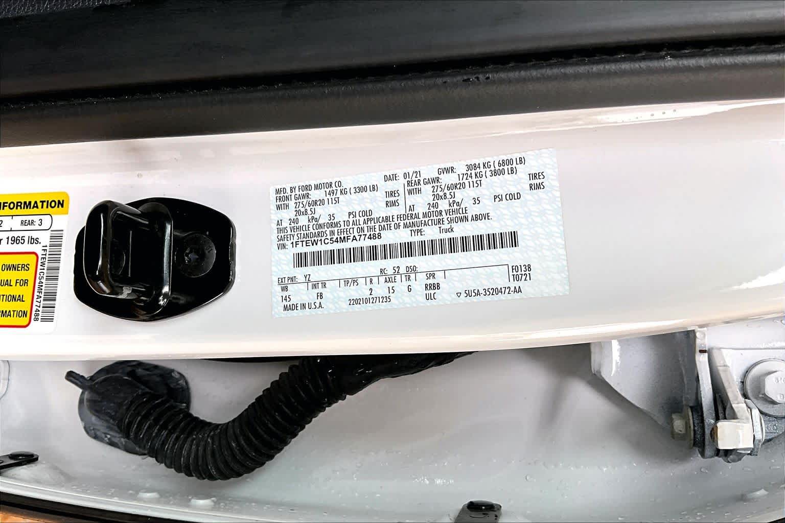 2021 Ford F-150 XLT Oxford White at Tomball Ford