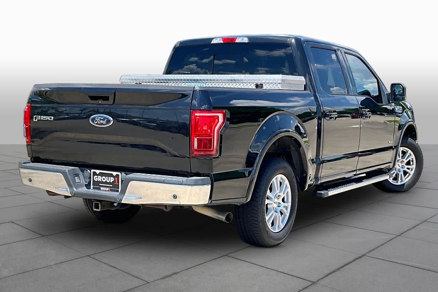 2015 Ford F-150 Lariat Tuxedo Black Metallic at Baytown Ford
