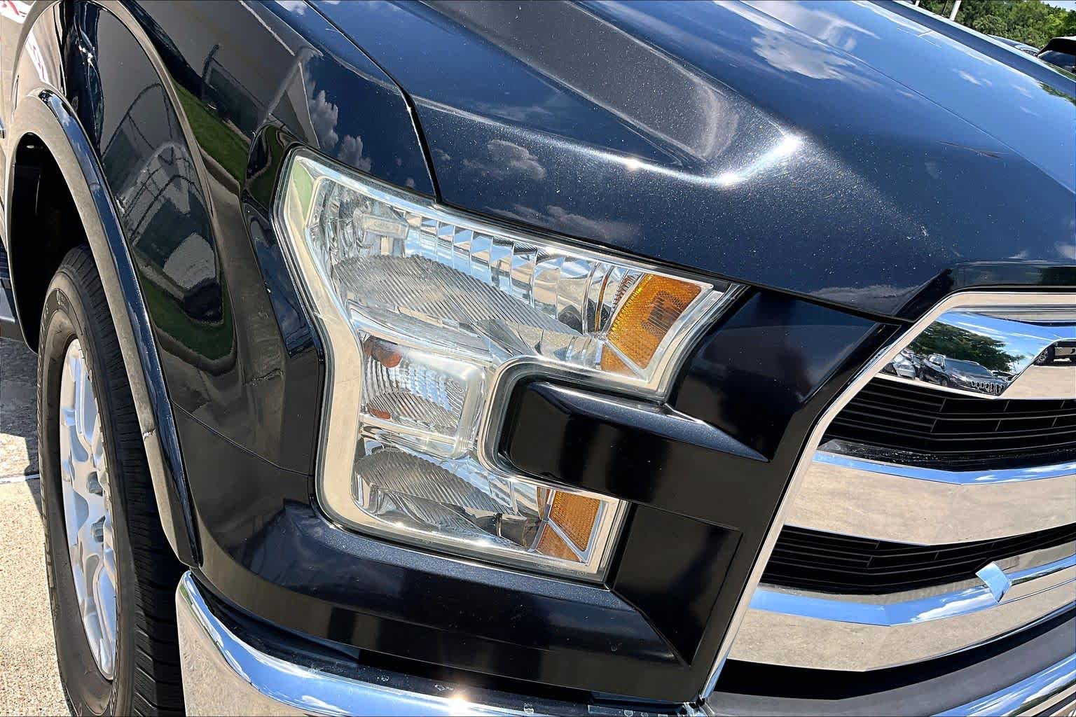 2015 Ford F-150 Lariat Tuxedo Black Metallic at Baytown Ford