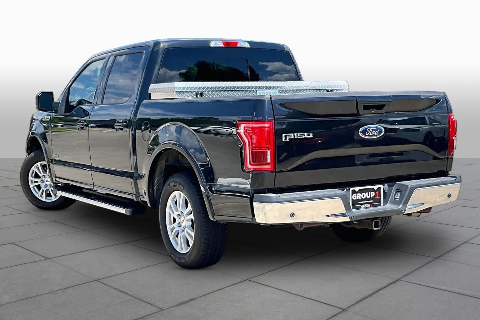 2015 Ford F-150 Lariat Tuxedo Black Metallic at Baytown Ford