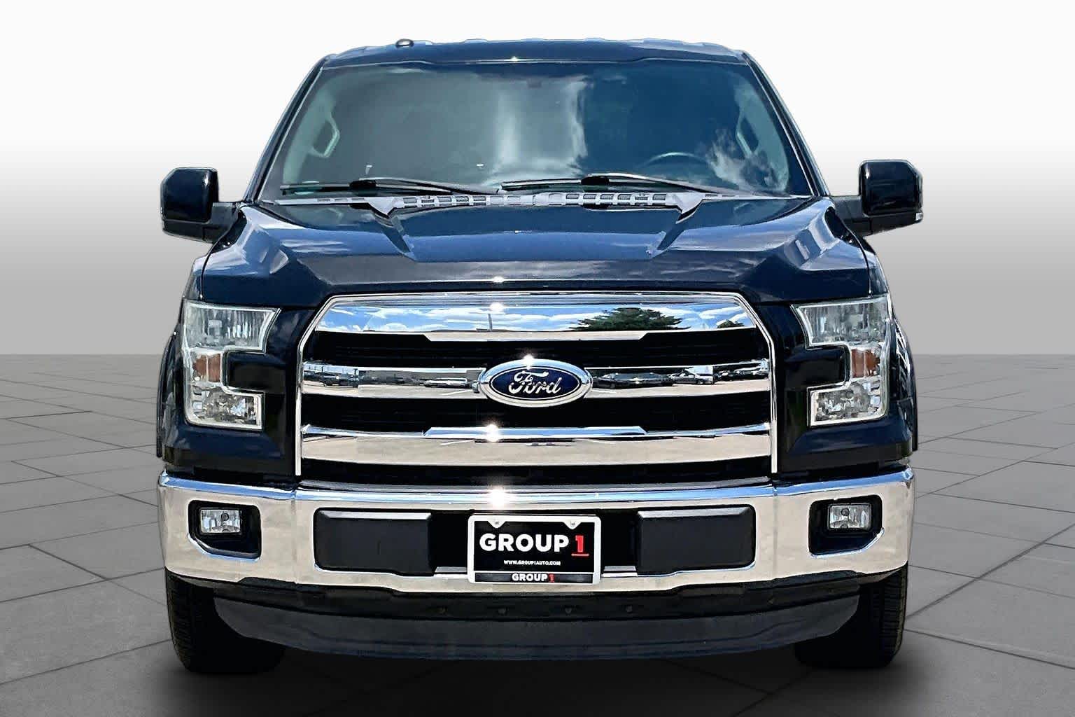 2015 Ford F-150 Lariat Tuxedo Black Metallic at Baytown Ford