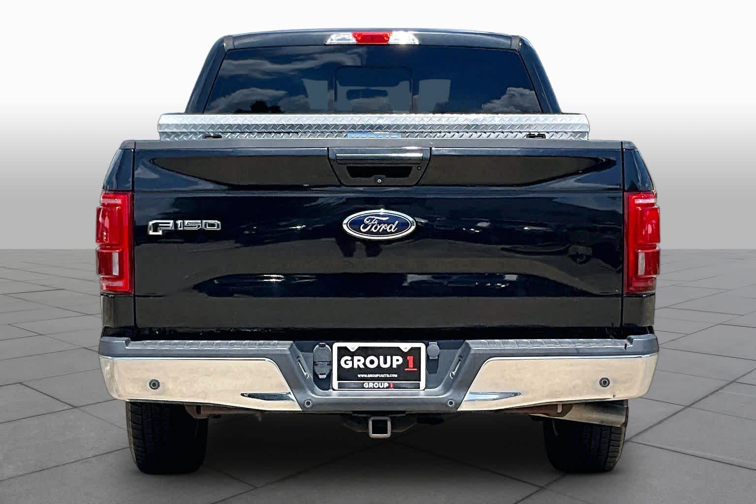 2015 Ford F-150 Lariat Tuxedo Black Metallic at Baytown Ford