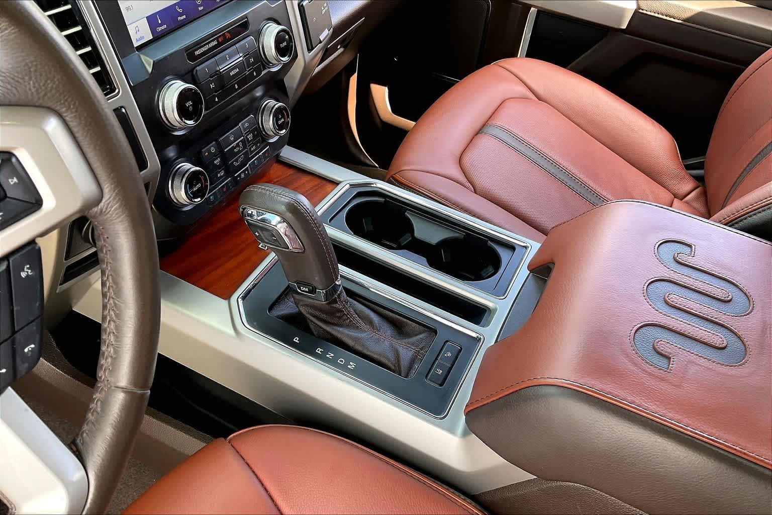 2020 Ford F-150 King Ranch Star White Metallic Tri-Coat/Stone Gray at Mac Haik Ford