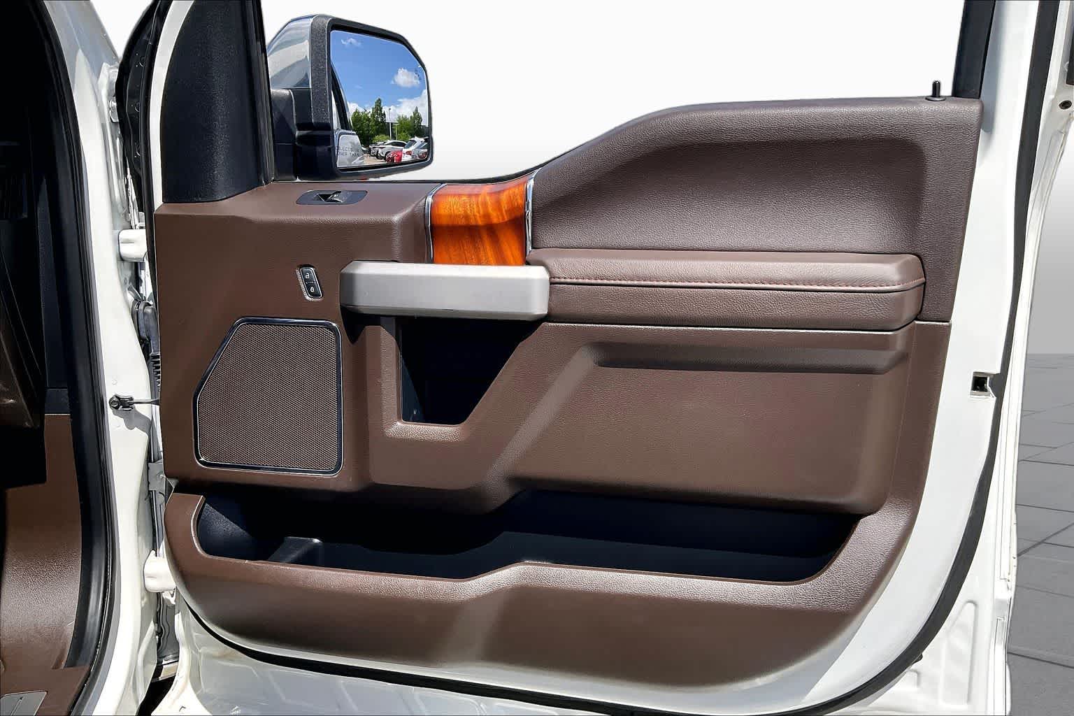 2020 Ford F-150 King Ranch Star White Metallic Tri-Coat/Stone Gray at Mac Haik Ford