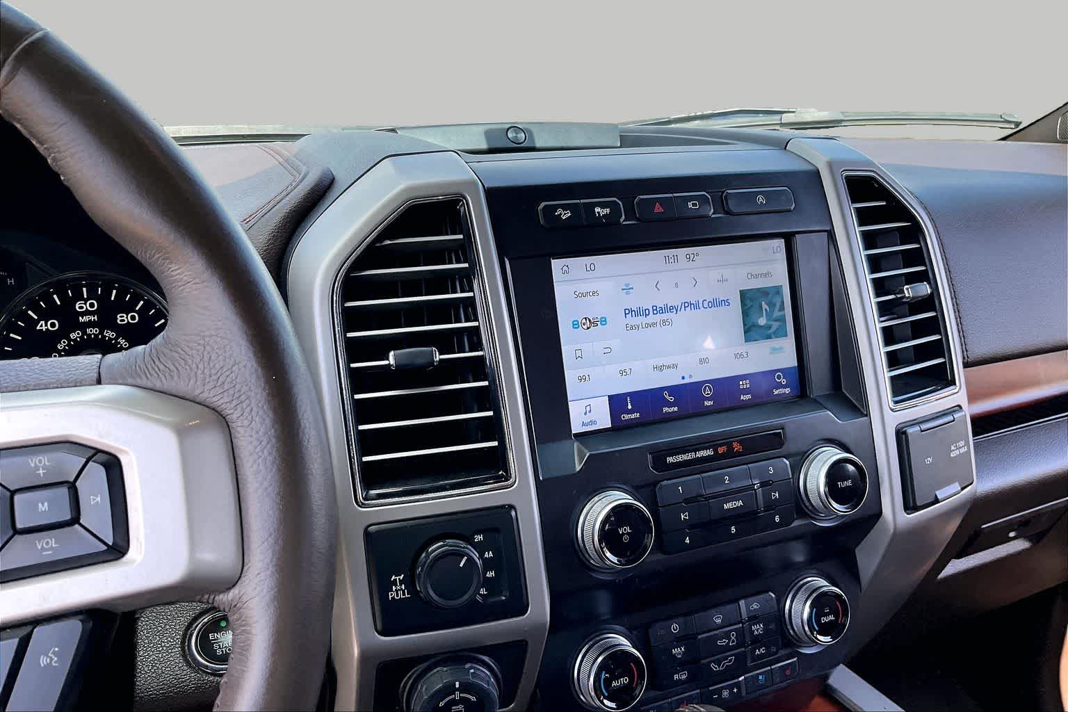 2020 Ford F-150 King Ranch Star White Metallic Tri-Coat/Stone Gray at Mac Haik Ford
